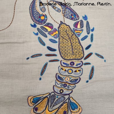 Nouvelle brochette de homards.